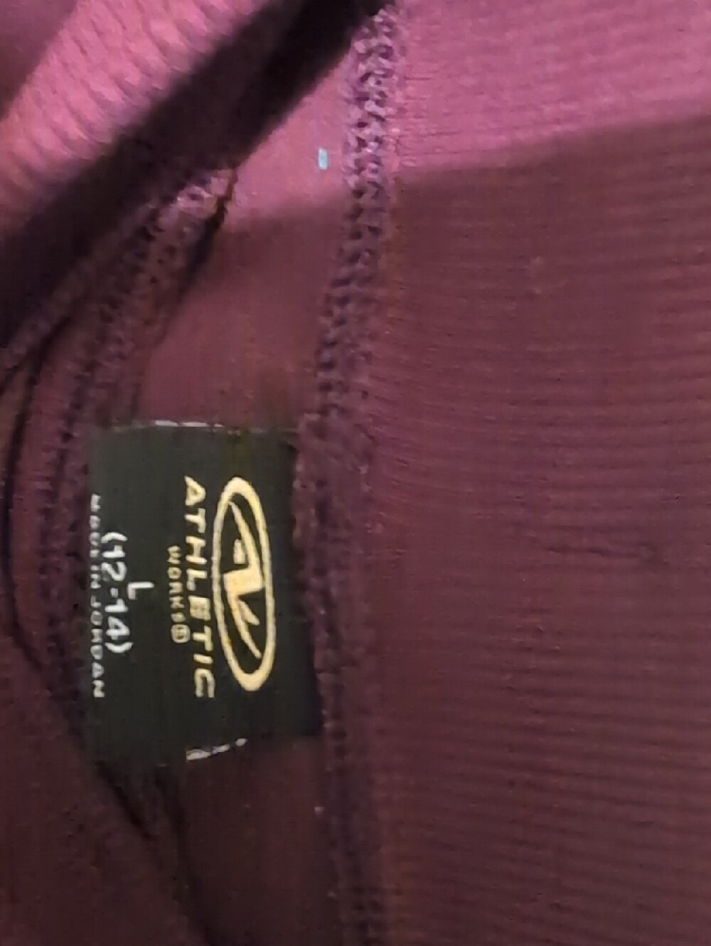 Athletic Works Plum Drawstring Bermuda Shorts - Picture 2 of 4